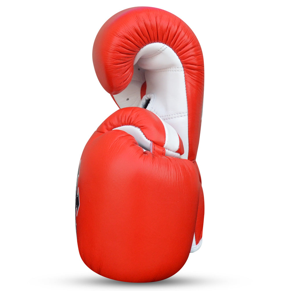Guantes Competición Profesional Piel Rojos - Buddha Fight Wear