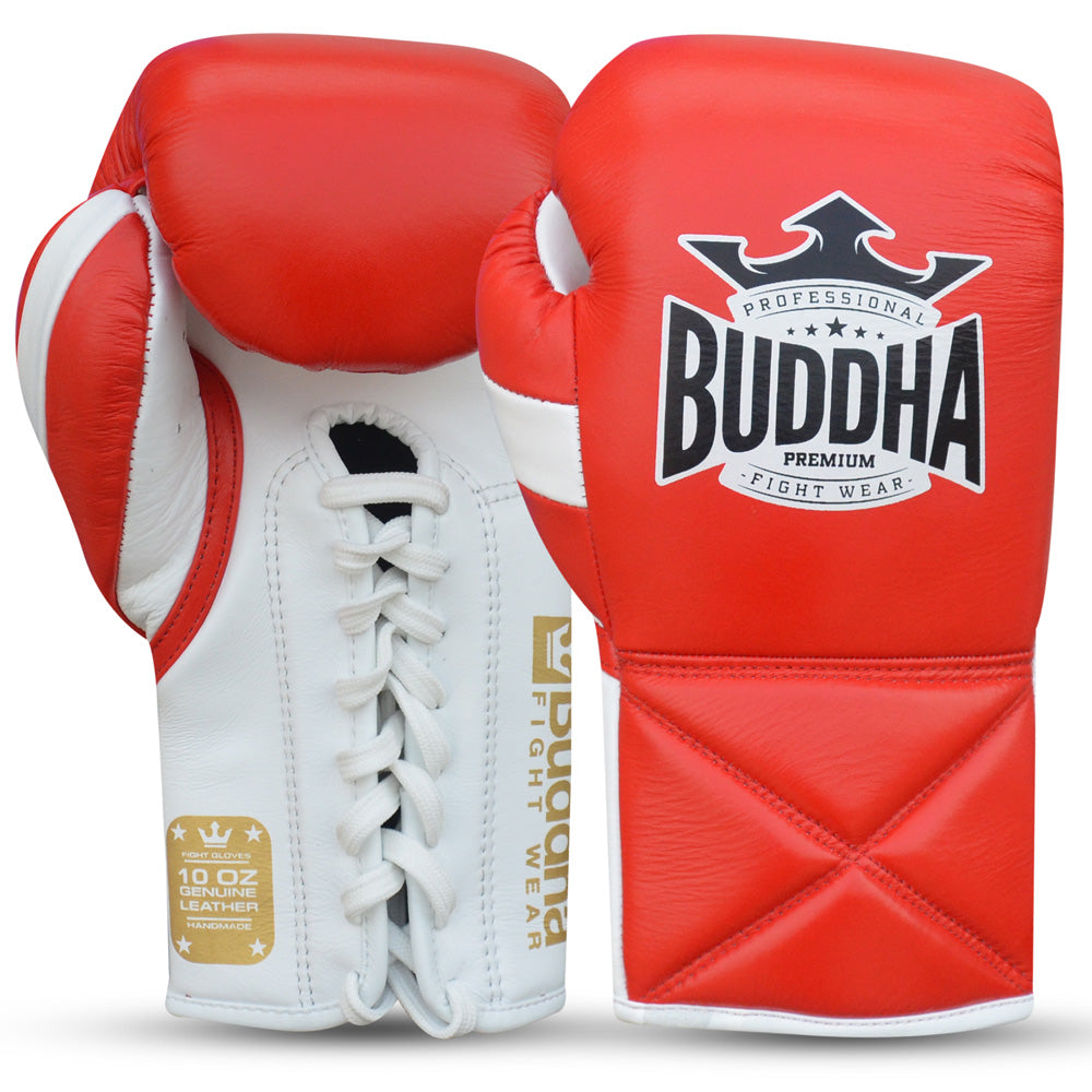 Guantes de Boxeo Adulto Reforzado Pro Rígido (Orinegros) 10-16oz / DBX  Bushido