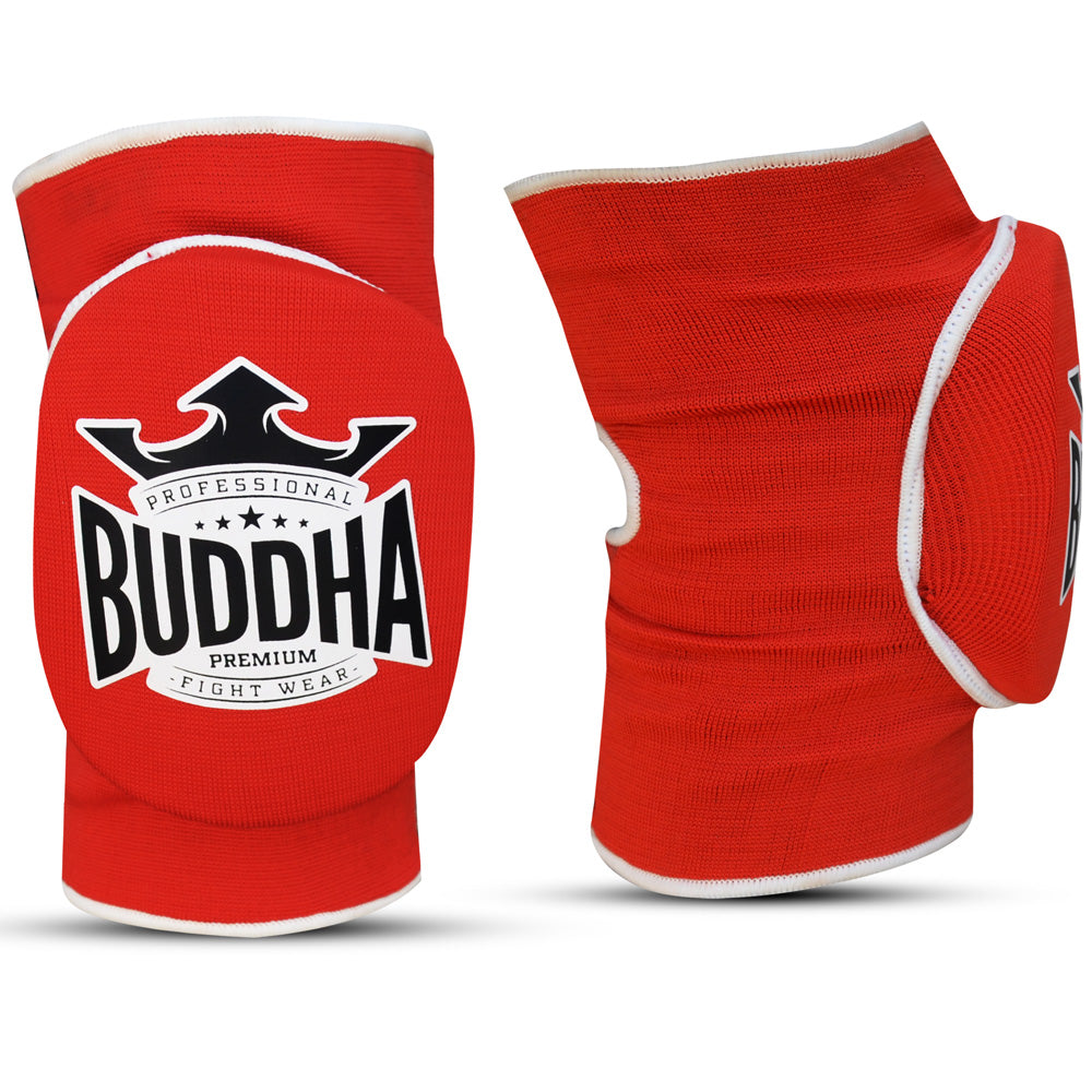 Rodilleras de Muay Thai Kick Boxing K1 Rojas - Buddha Fight Wear