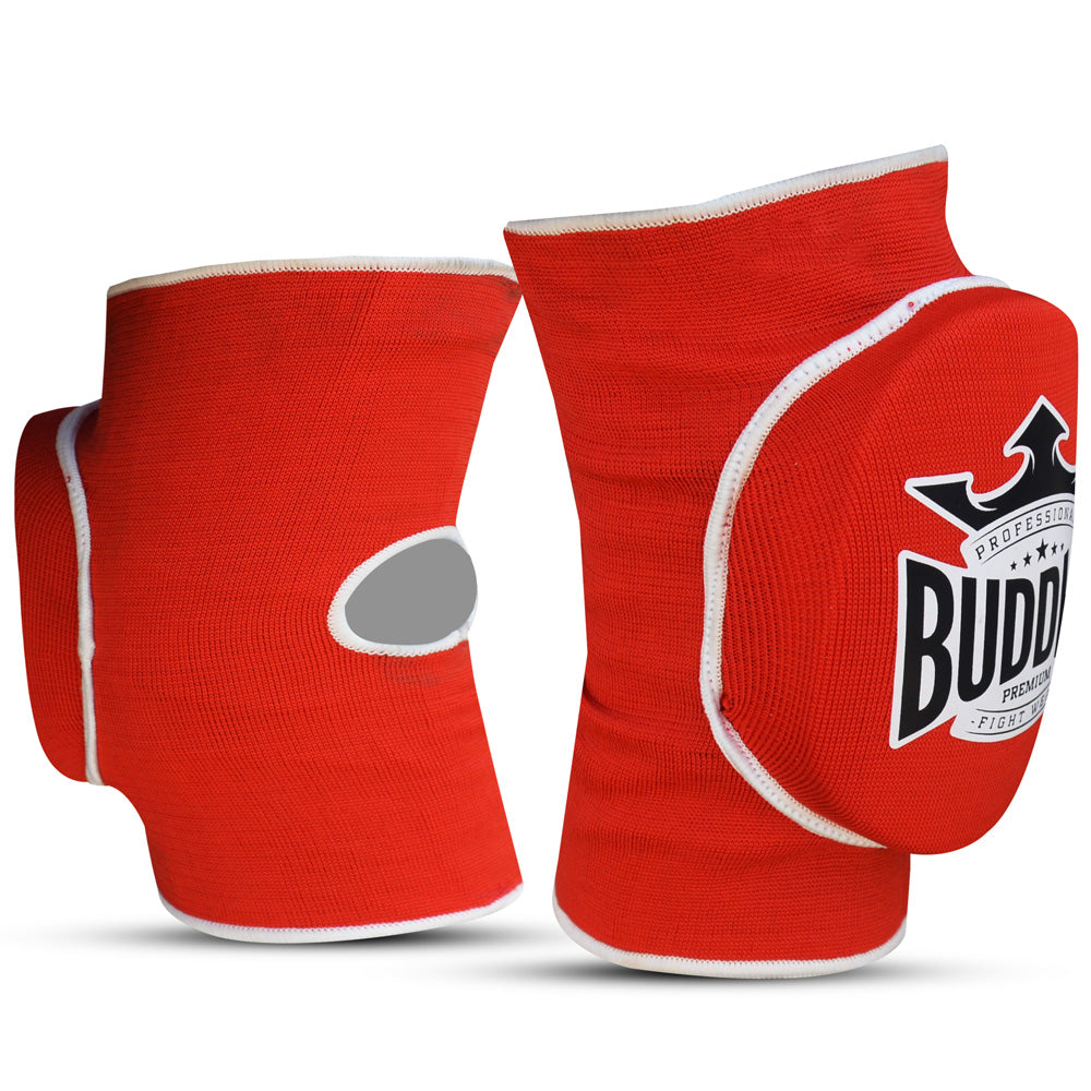 Rodilleras de Muay Thai Kick Boxing K1 Rojas - Buddha Fight Wear