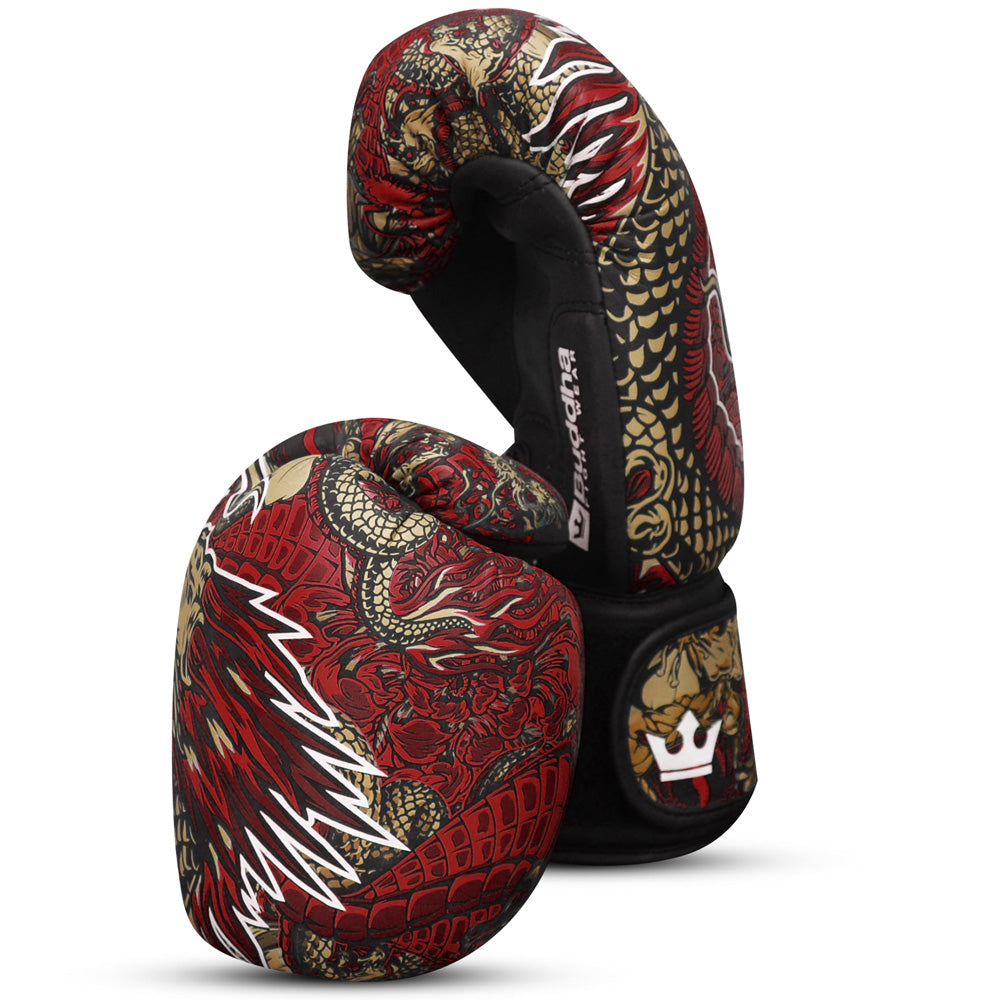 Club de la Lucha - Nuevos guantes de boxeo Buddha Deluxe rojo Válido como  guantes muay thai y como guantes de kick boxing a nivel de principiantes.  Cómodos, resistentes y con buena