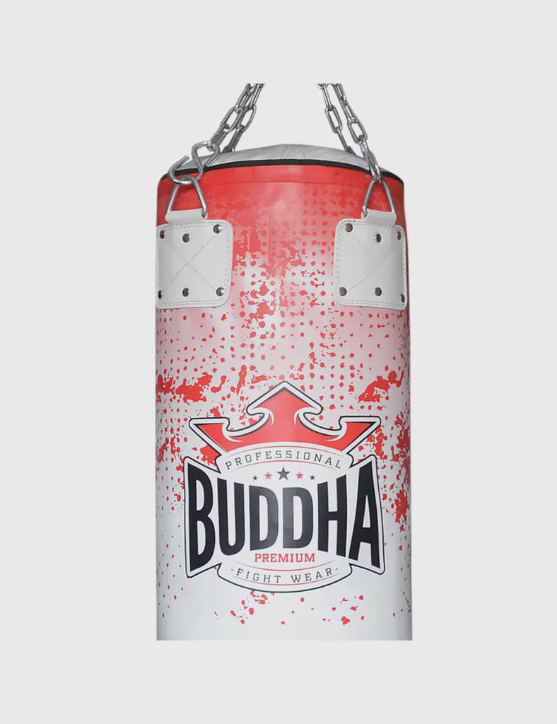 Saco Buddha Top Premium Blanco-Rojo 1,80m (VACIO) - Buddha Fight Wear