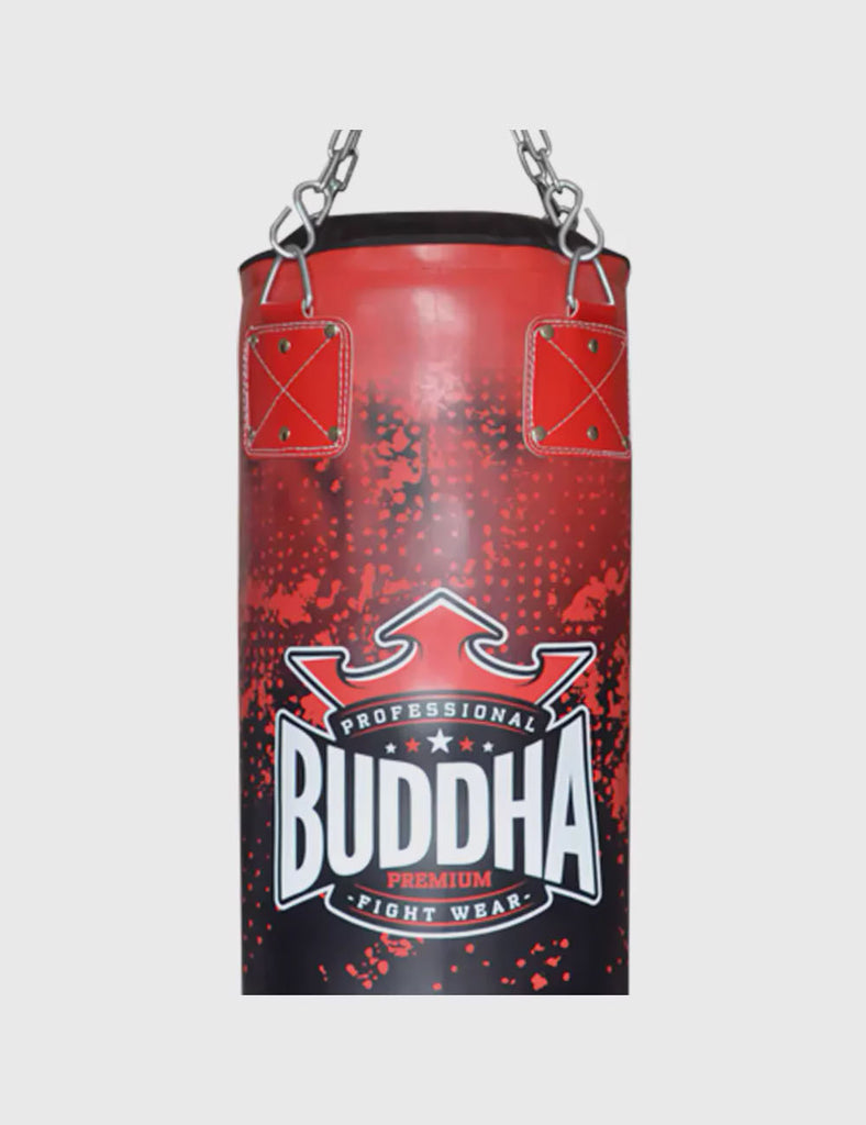 Saco Buddha Top Premium Negro-Rojo 1,80m (lleno) - Buddha Fight Wear