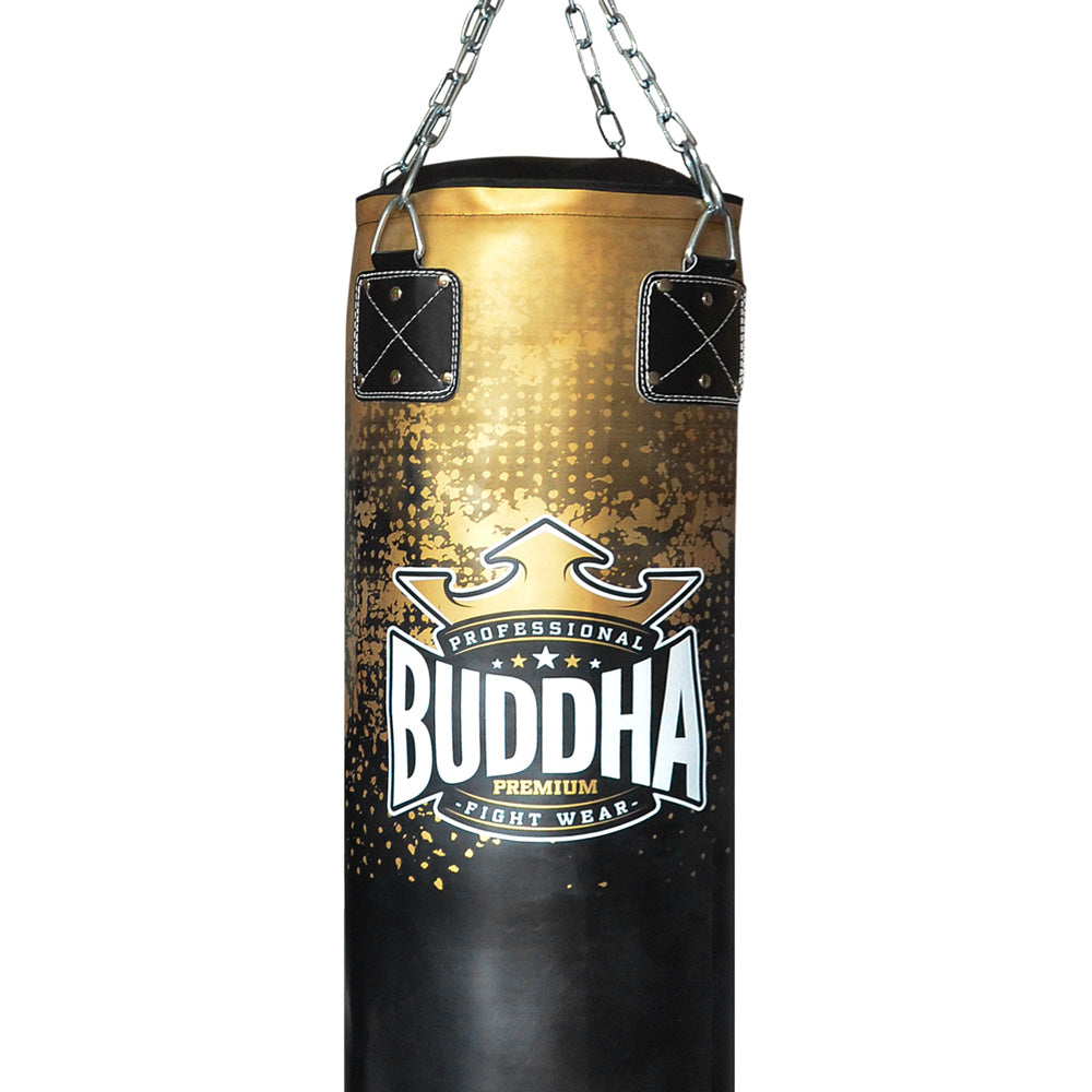 Saco Buddha Top Premium Negro-Dorado 1,80m (VACIO) - Buddha Fight Wear
