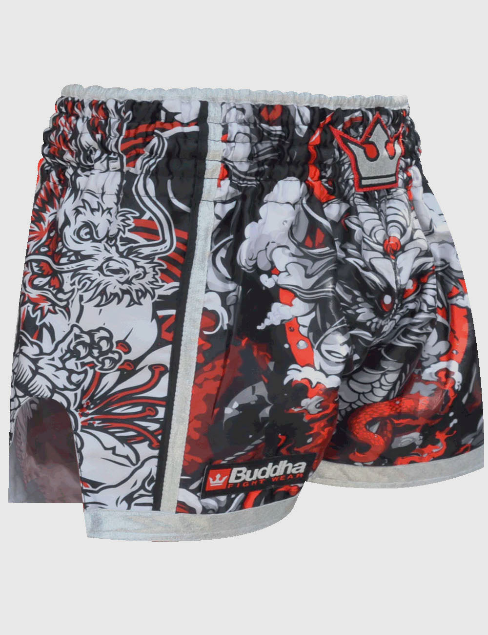 Pantaloni Muay Thai Kick Boxing Buddha Dragon1