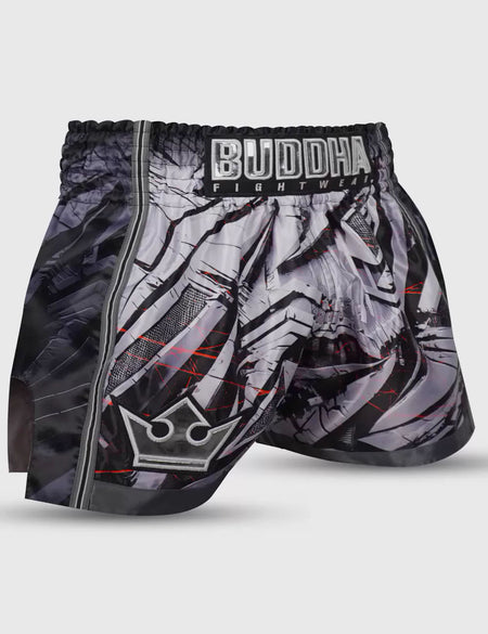 Muay Thai Buddha Urban Grey Muay Thai Trainings- und Wettkampfhosen