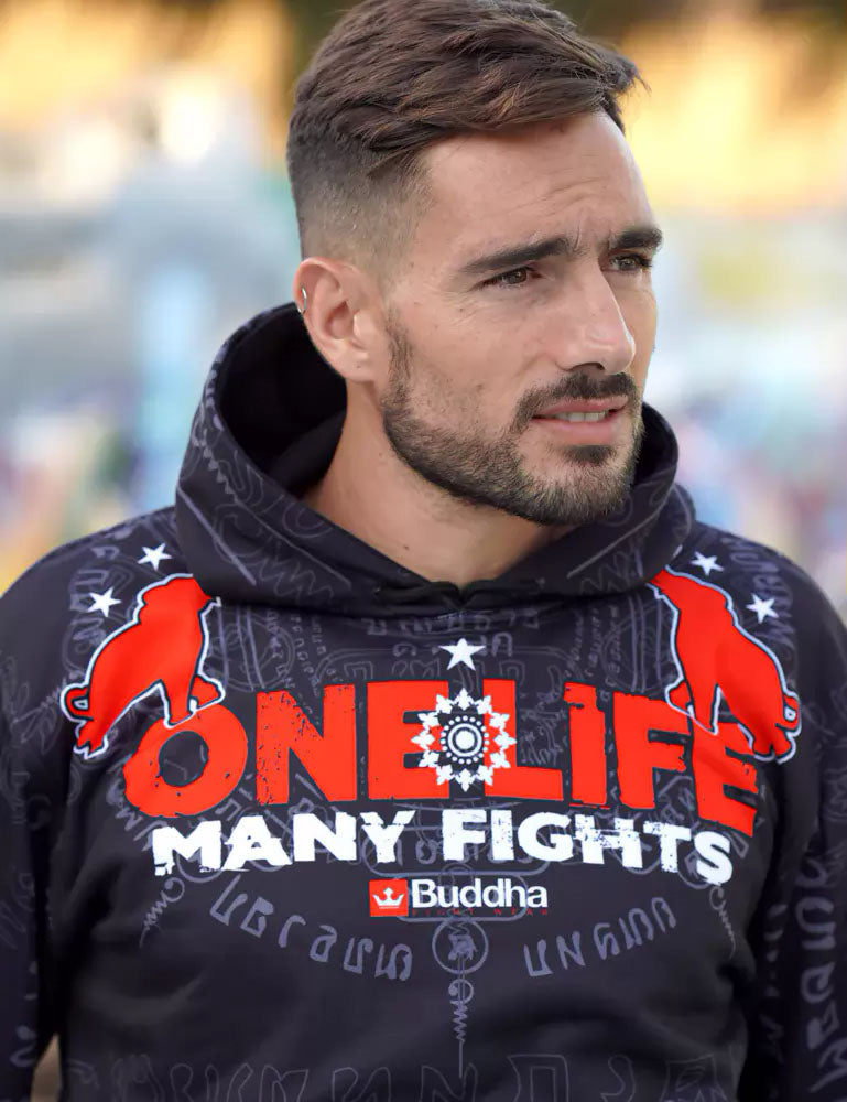 Sudadera Buddha One Life Many Fights - Buddha Fight Wear