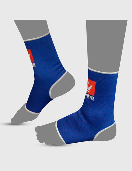 Protège-cheville Muay Thai Kick Boxing K1 MMA Bleu