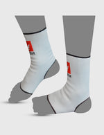 Cavigliere per Muay Thai Kick Boxing K1 MMA Bianco