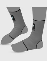 Cavigliere per Muay Thai Kick Boxing K1 MMA Grigio
