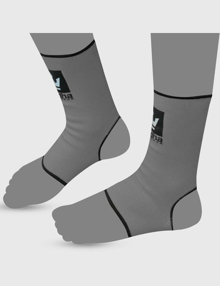 Protège-cheville Muay Thai Kick Boxing K1 MMA Gris