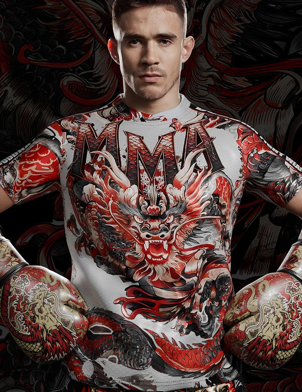 Camiseta Sublimacion Dragon MMA T990 - Buddha Fight Wear