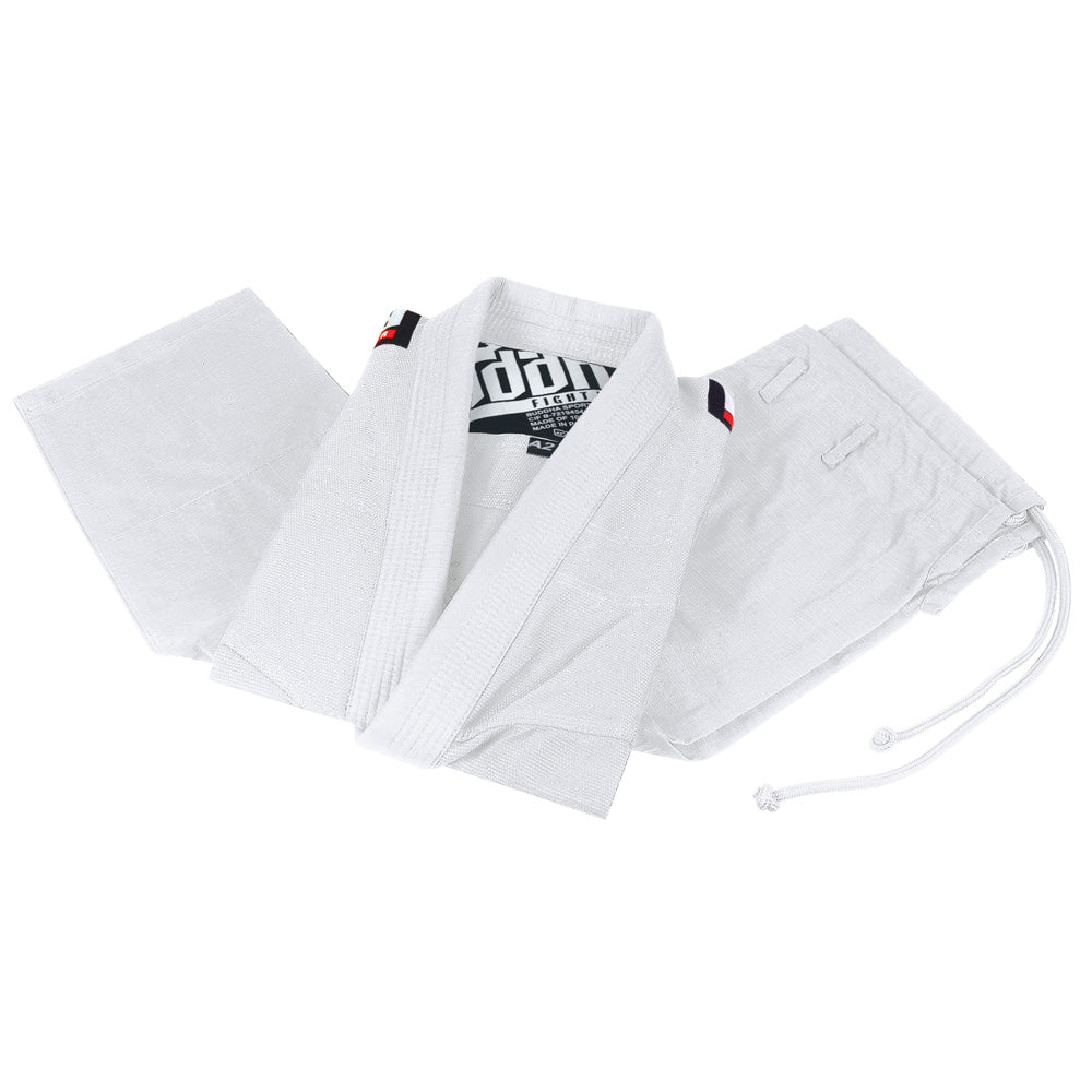 Gi Jiujitsu Buddha Infinity Blanco + Cinturón Blanco - Buddha Fight Wear