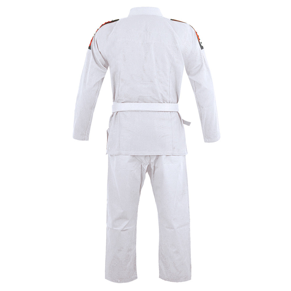 Gi Jiujitsu Buddha Infinity Blanco + Cinturón Blanco - Buddha Fight Wear
