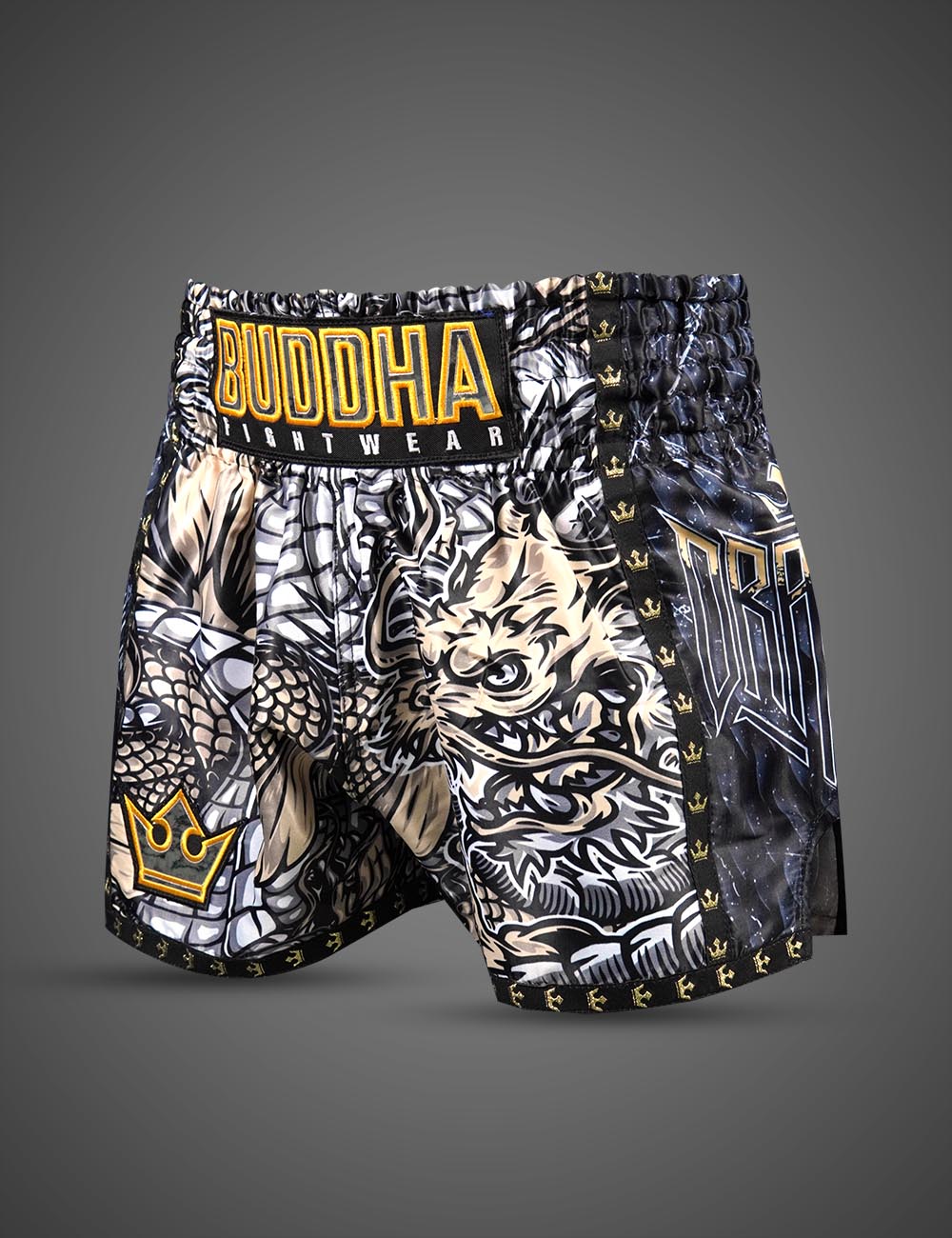 Short Muay Thai Enfant Garçon – Pantalon Court Boxe Thaï, MMA, Kickboxing, Tissu Léger Respirant, Ceinture Élastique, Tailles 3-16 Ans