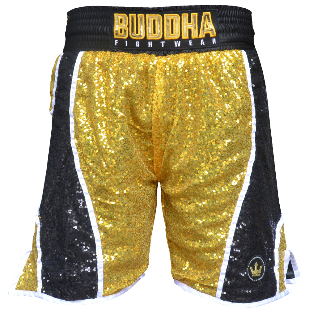 Pantalon de box Multiboxing gold - Indumentaria para artes marciales