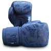 Boxeo Eskularruak Muay Thai Kick Boxing Top Premium Blue Navy Mate - Buddha Fight Wear