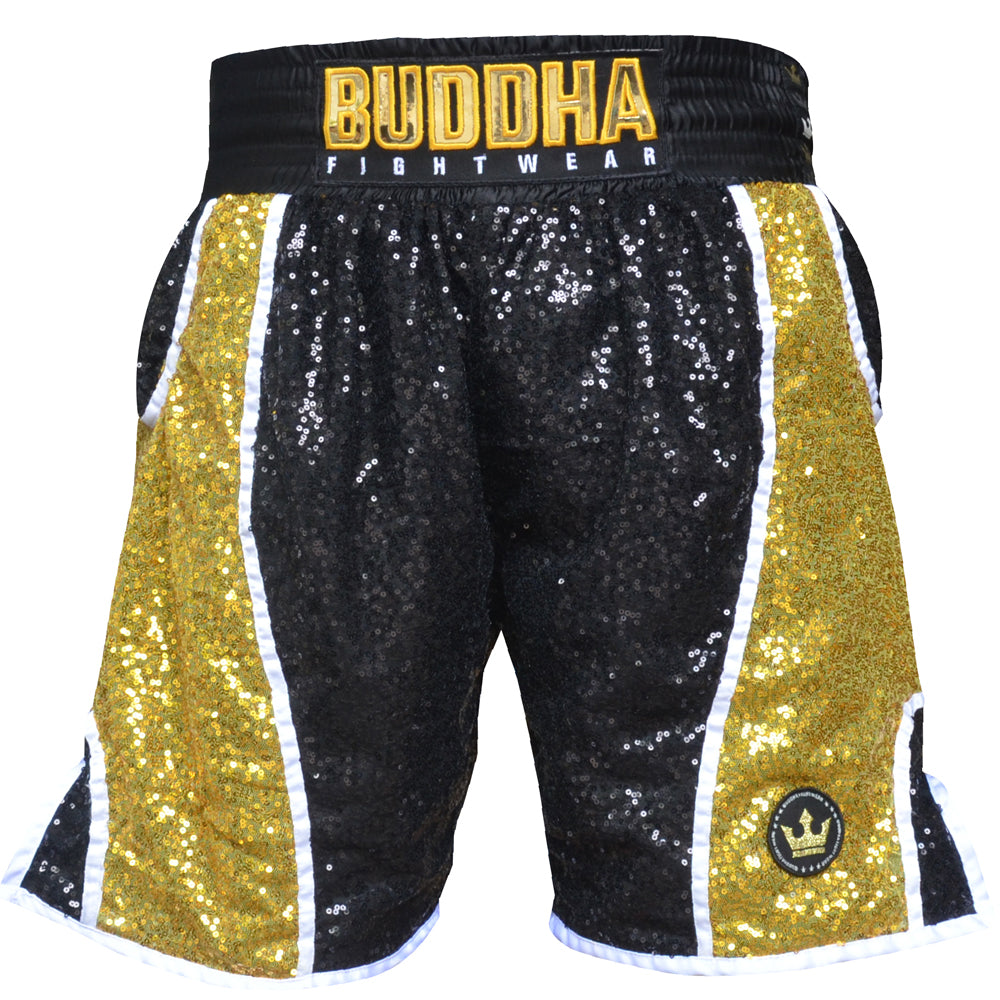 Guantes de boxeo tailandeses BUDDHA FIGHT WEAR Zebra