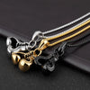 Gold Premium Stainless Steel Boxing Gloves - Buddha Fight Wear