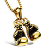 Gold Premium Stainless Steel Boxing Gloves - Buddha Fight Wear