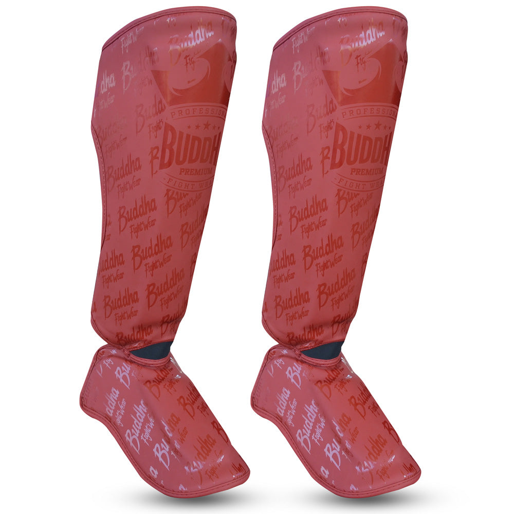 Espinilleras Epic Burdeos Mate - Buddha Fight Wear