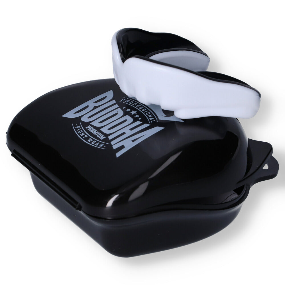 ¡Protector bucal Martial Premium para una respiración ideal! Protector  bucal perfectamente ajustable con caja de transporte. Para artes marciales