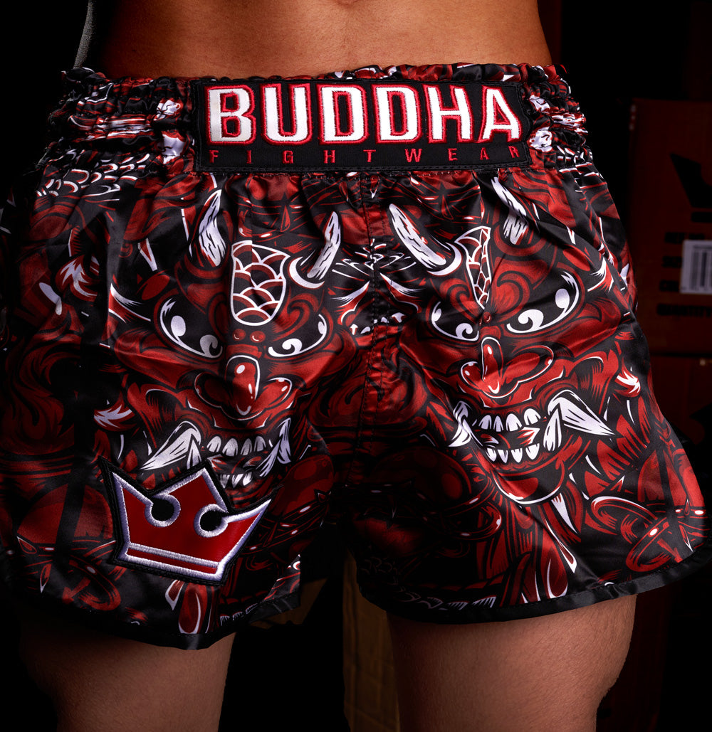 Muay Thai Shorts Buddha European Devil