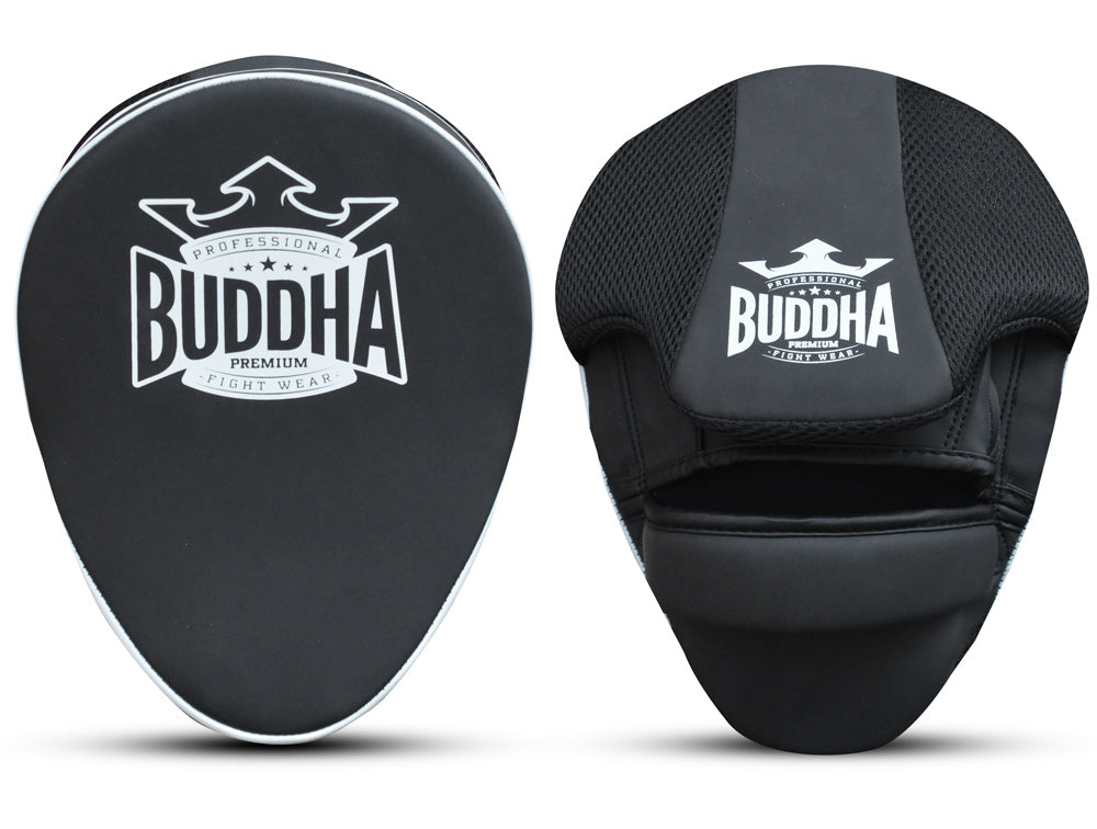 Manoplas de Boxeo Curvadas Buddha Premium Negras (Precio Par) – Buddha  Fight Wear