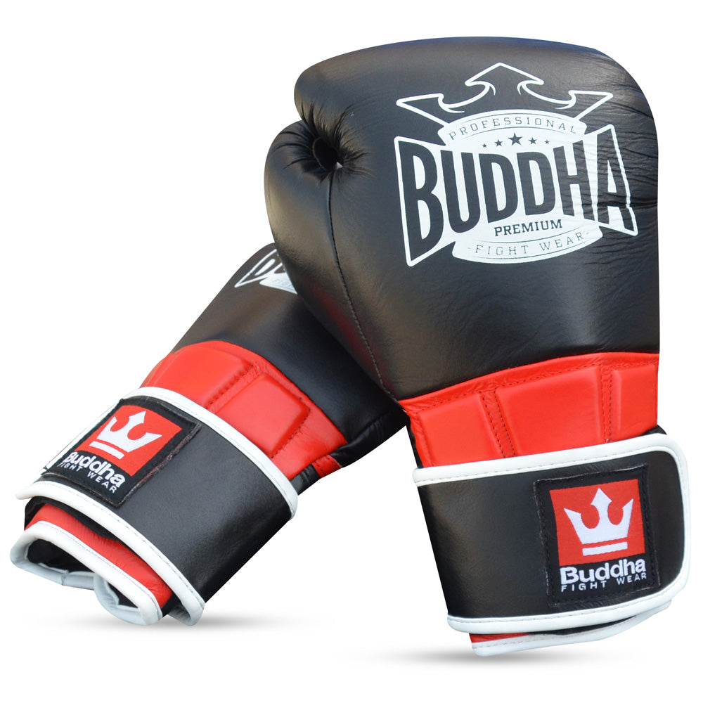 Guantes de boxeo Buddha Thailand negro mate > Envío Gratis