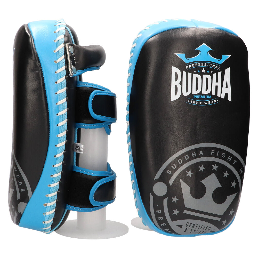 Paos Thailand Leather Buddha Professionals Black Turquoise (Pair)