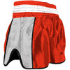 Pantalóns de boxeo Muay Thai Kick Buddha Retro Premium Vermello-Branco - Buddha Fight Wear