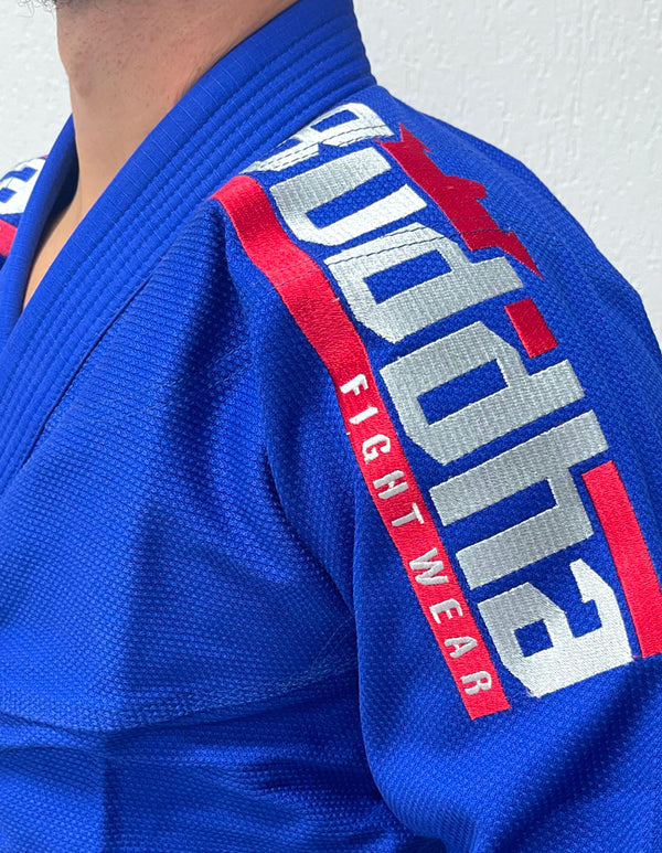 Gi Jiujitsu Buddha V3 Deluxe Blau Royal - Buddha Fight Wear