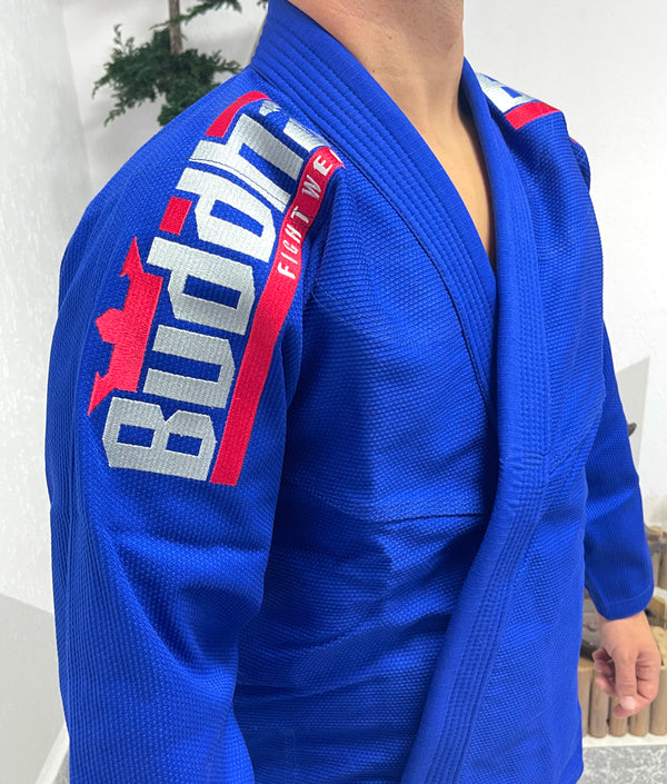 Gi Jiujitsu Buddha V3 Deluxe Blau Royal - Buddha Fight Wear