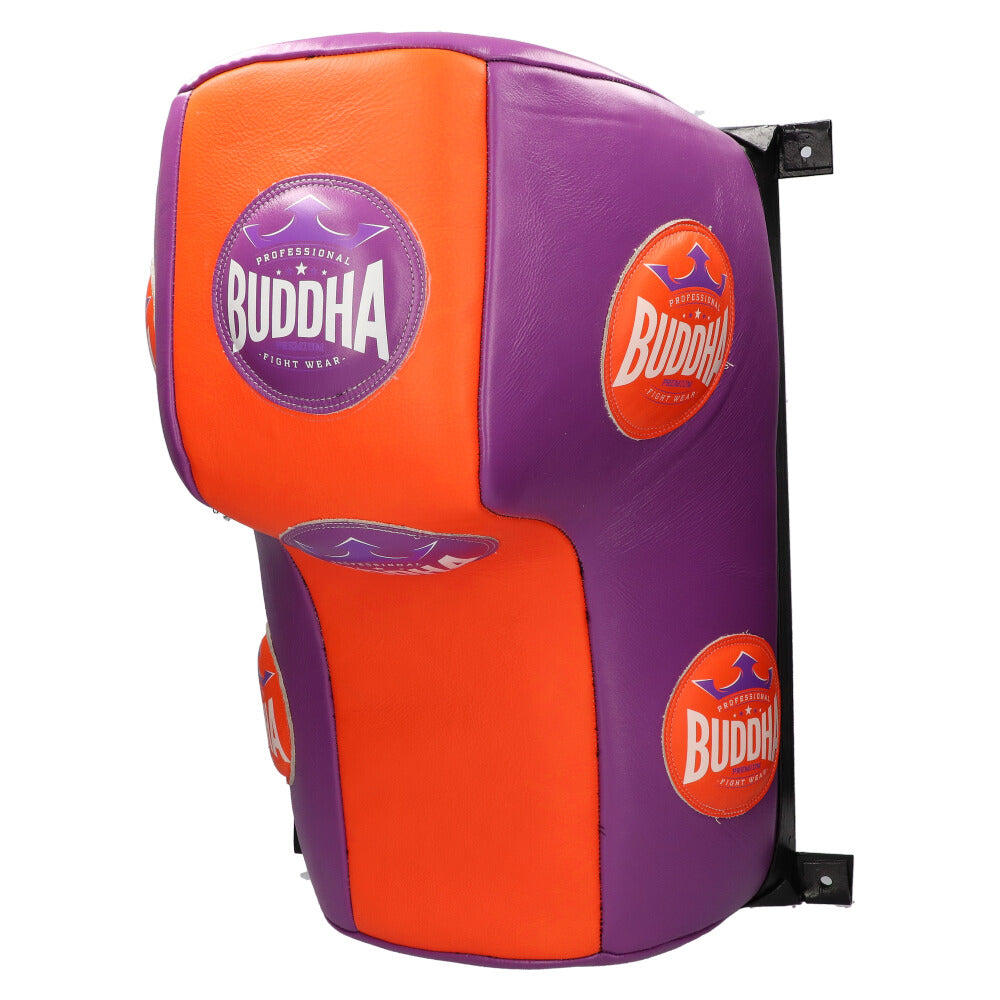 Saco Cuadrado Profesional Buddha Thailand Piel Naranja-Púrpura - Buddha Fight Wear