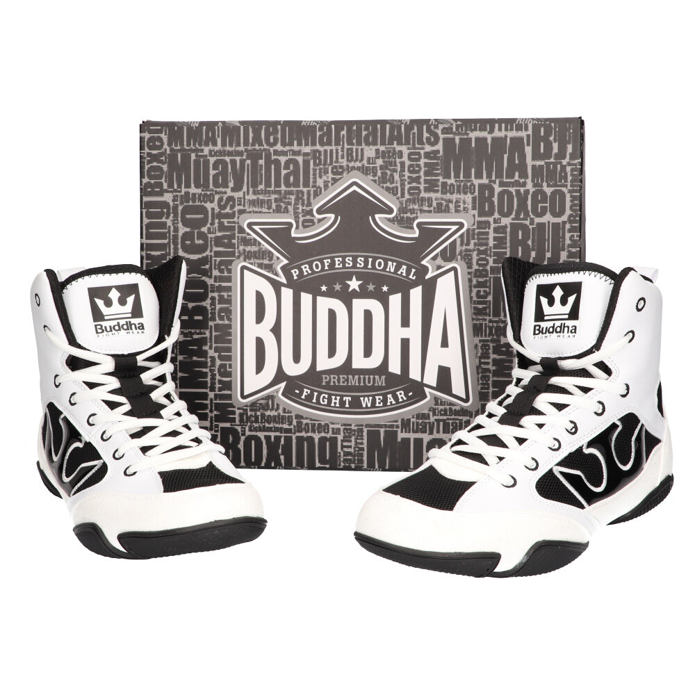 Zapatos de Boxeo Buddha Epic Blancos - Buddha Fight Wear