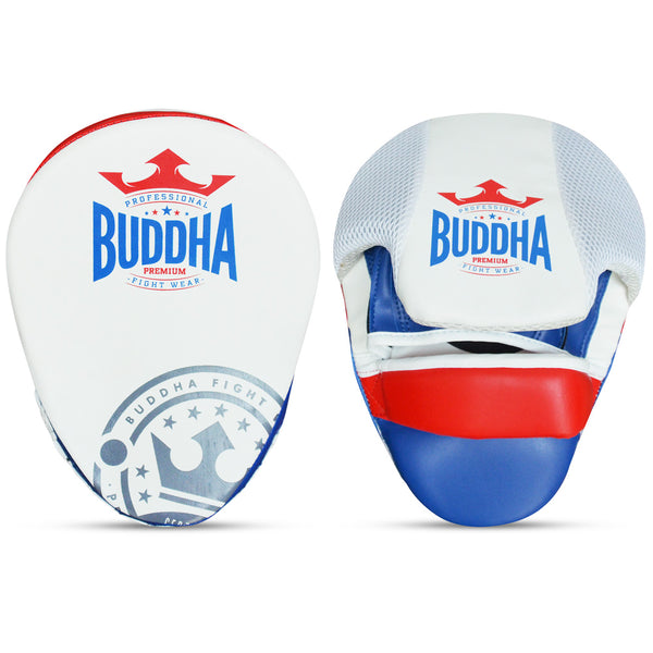 Curved Boxing Mitts Buddha Thailand (Even Price) - Buddha Fight Wear