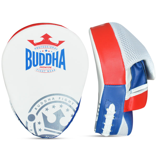 Curved Boxing Mitts Buddha Thailand (Even Price) - Buddha Fight Wear