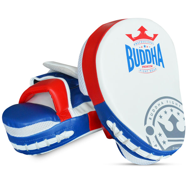 Curved Boxing Mitts Buddha Thailand (Even Price) - Buddha Fight Wear