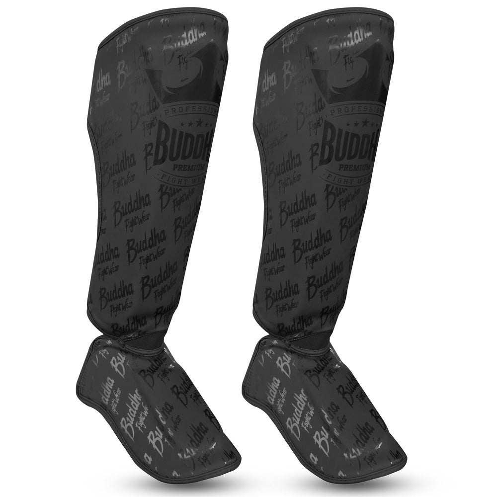 Espinilleras Epic Negras Mate - Buddha Fight Wear