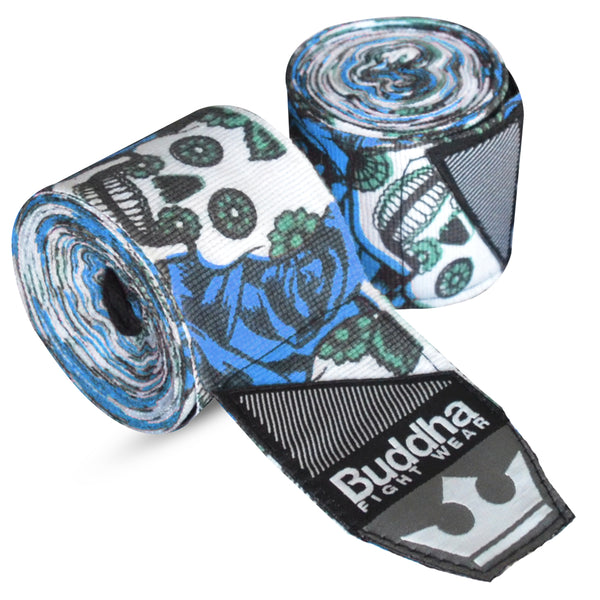 Vendes de Boxa Semi Elàstiques Mexican Blaus - Buddha Fight Wear