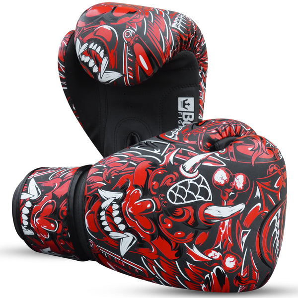 Boxhandschuhe Muay Thai Kickboxen Fantasy Devil Special Edition - Buddha Fight Wear