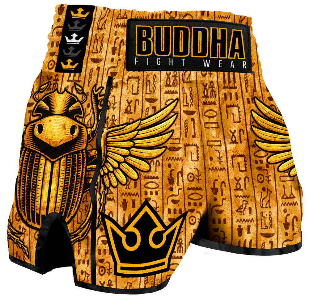 Pantalón Muay Thai Kick Boxing Buddha Retro Egipto - Buddha Fight Wear