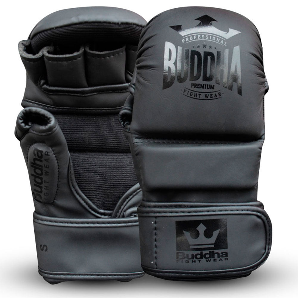 Guantes MMA Buddha Competición Amateur Negro Mate – Buddha Fight Wear