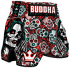 Pantalóns de boxeo Muay Thai Kick Buddha Estilo mexicano vermello europeo. MIRAR A TALLA - Buddha Fight Wear