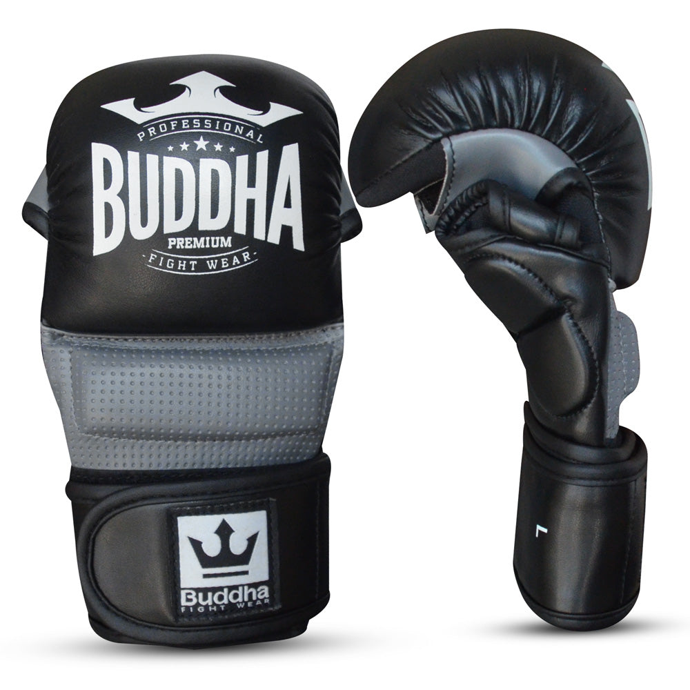 Guantes de Boxeo Muay Thai Kick Boxing Epic Blancos Piel – Buddha