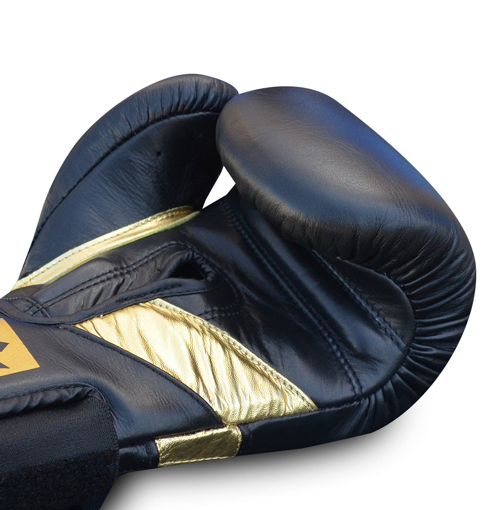 Guantes de Boxeo Muay Thai Kick Boxing Legend Negros Piel – Buddha Fight  Wear