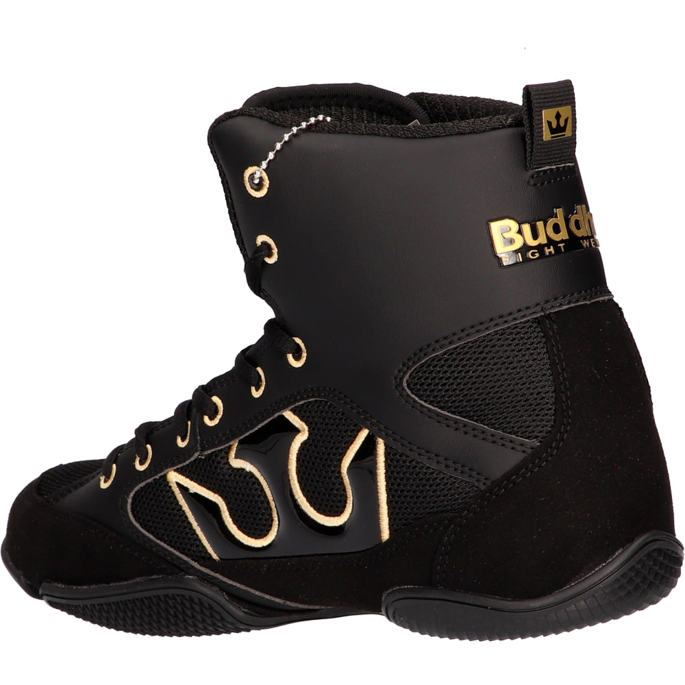 Zapatos de Boxeo Buddha Epic Negros Mate - Buddha Fight Wear