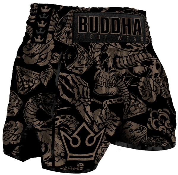 Pantalóns de boxeo Muay Thai Kick Buddha Noite Europea. MIRAR A TALLA - Buddha Fight Wear
