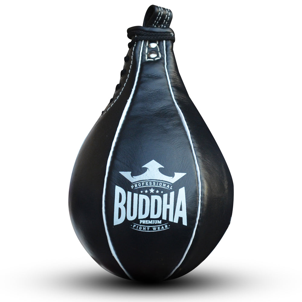 Paos S Leather Curved Buddha Thailand Black Matte (Pair) – Buddha Fight Wear