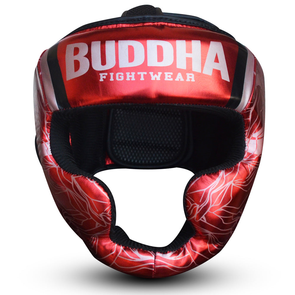Casco de Entrenamiento Galaxy Rojo – Buddha Fight Wear